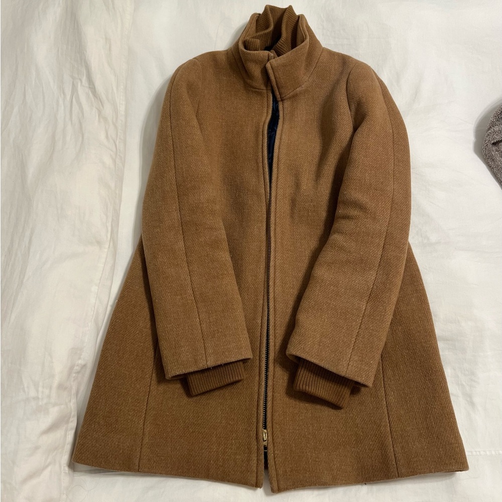 J. Crew Tan Trench Coat